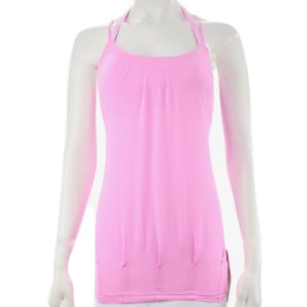 LULULEMON PINK FLOW & GO TANK TOP